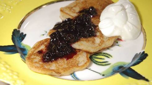 блинчики на кефире из трех видов муки