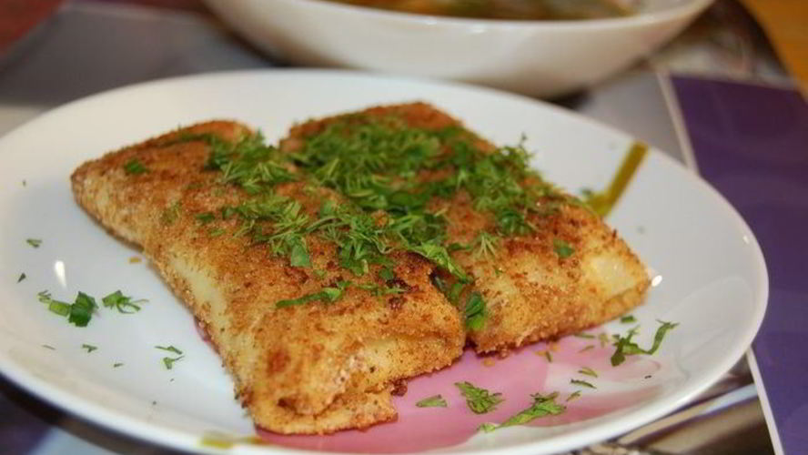 Рецепт блинчики с мясом