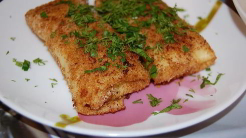 блинчики с мясом