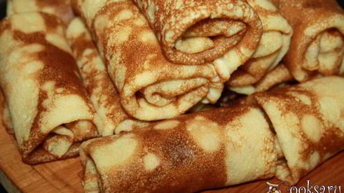 блинчики с рубленой курицей