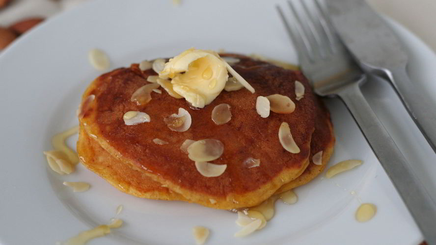 Рецепт блинчики с тыквой и бананом