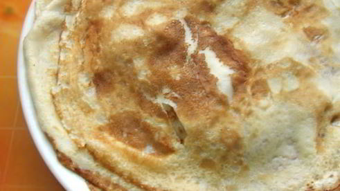 блинчики с вишней