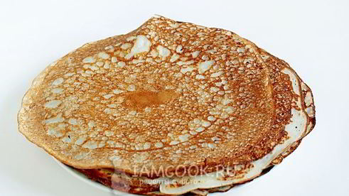 блины ажурные на кислом молоке