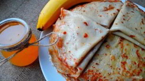 блины из банана
