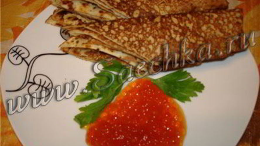 Рецепт блины из гречневой муки