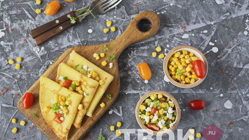 блины кукурузные