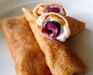 Блины на кипятке и кефире