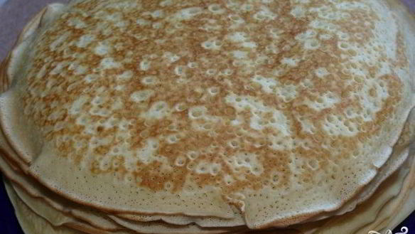 Рецепт Блины на минералке