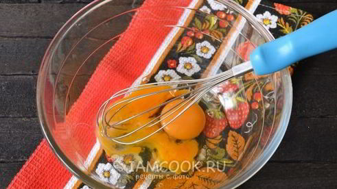 блины на молоке с творогом