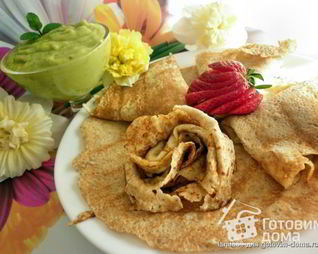 Блины на отрубях, без муки