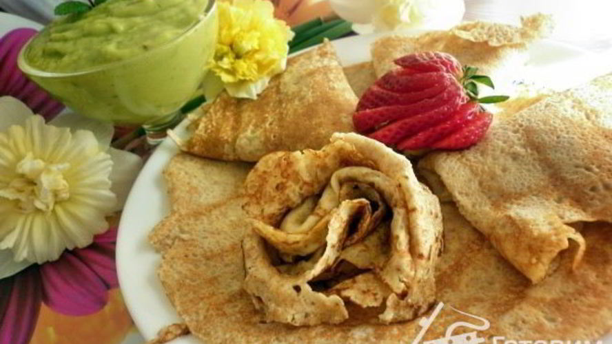 Рецепт блины на отрубях, без муки