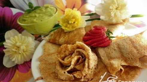 блины на отрубях, без муки