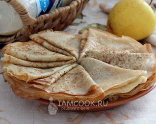 Блины на сгущенке