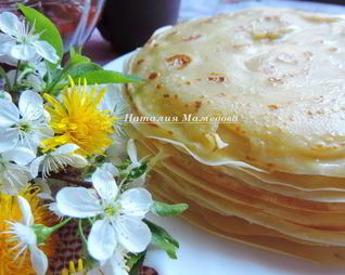 Блины на сыворотке