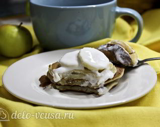 Блины с изюмом