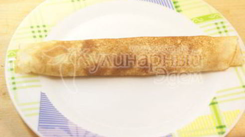 блины с лососем