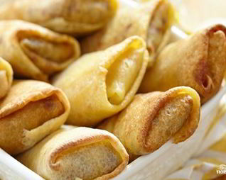 Блины с моцареллой