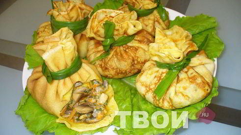 блины с начинкой