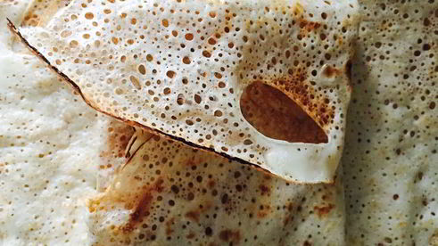 блины с сыром