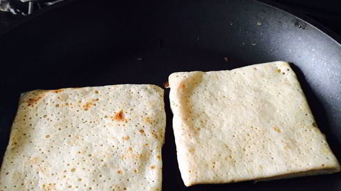 блины с сыром