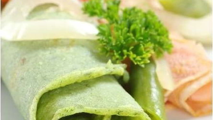 Рецепт блины зеленые с петрушкой