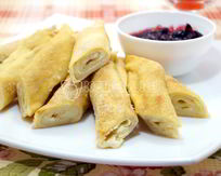 Блины с творогом