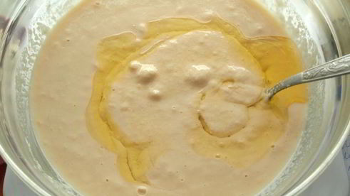 дрожжевые блины с манкой