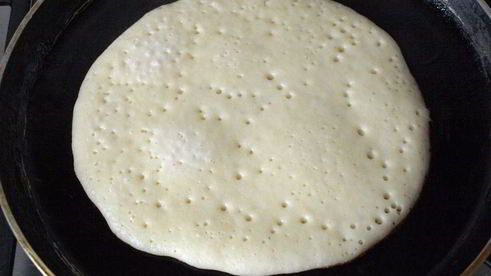 дрожжевые блины с манкой