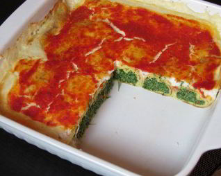 Флорентийские блинчики с рикоттой и шпинатом