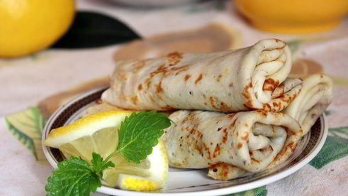 лимонные блинчики