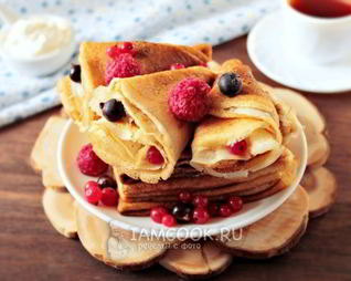 Нежные блинчики на молоке