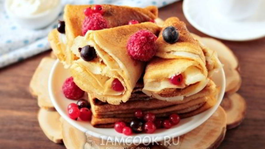 Рецепт нежные блинчики на молоке