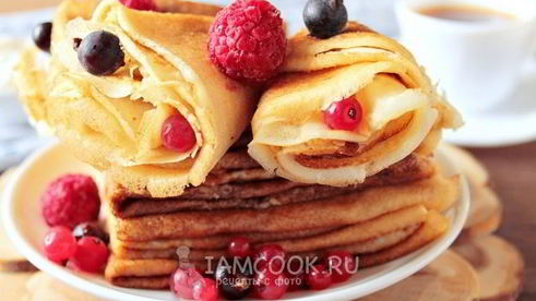 нежные блинчики на молоке