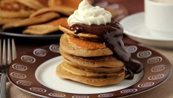 Рецепт Панкейки на кофейном молоке с корицей