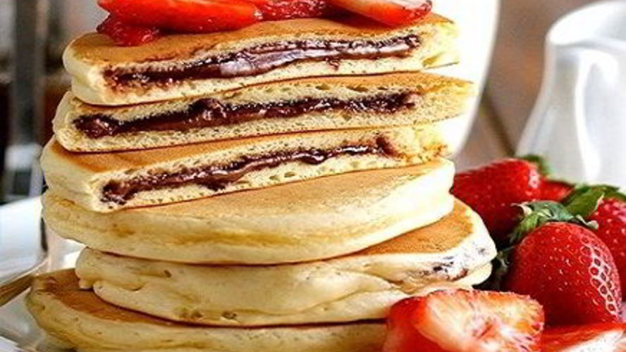 Рецепт панкейки с начинкой