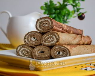 Печеночные блинчики с начинкой