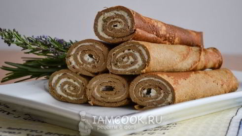 печеночные блинчики с начинкой