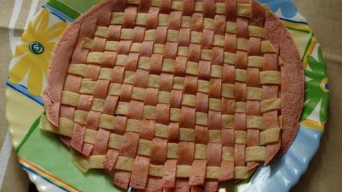 плетеные блины с гречневой начинкой