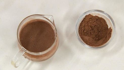 полосатые блинчики с шоколадной начинкой