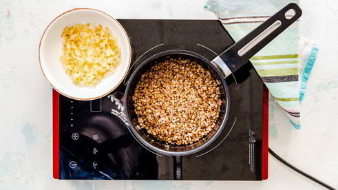 постные блинчики с гречкой