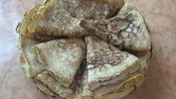 Рецепт Постные блинчики с начинкой из картофеля