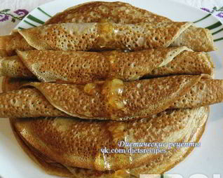 Ржаные блины на кефире