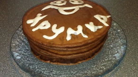 Рецепт Шоколадные американские блинчики на кефире панкейки