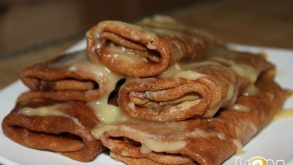 Рецепт Шоколадные блины с апельсиновым маслом