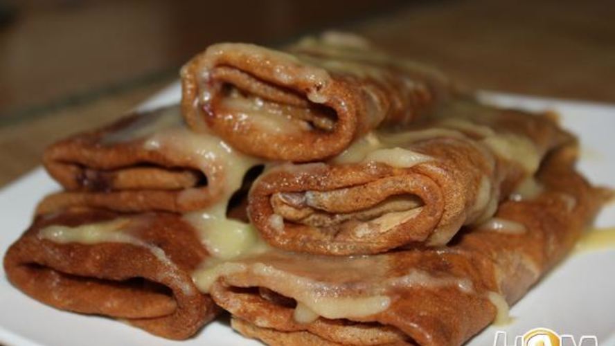 Рецепт шоколадные блины с апельсиновым маслом