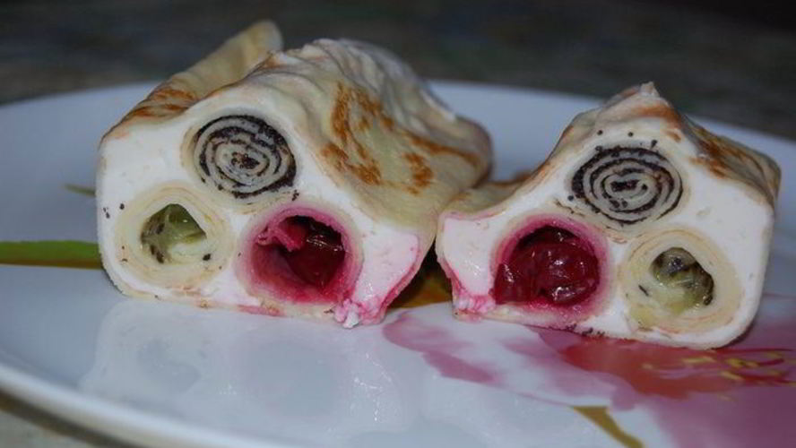 Рецепт супер-блинчики-рулеты