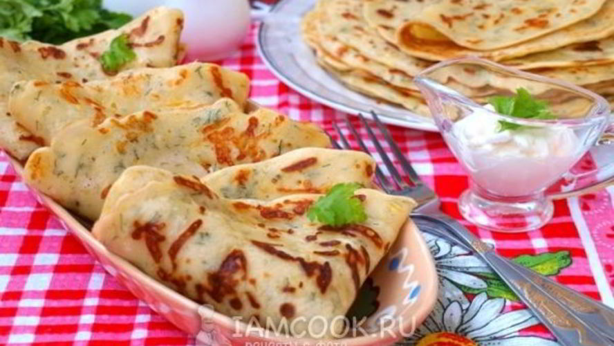 Рецепт сырные блины