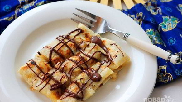 Рецепт Тайские блинчики с бананами