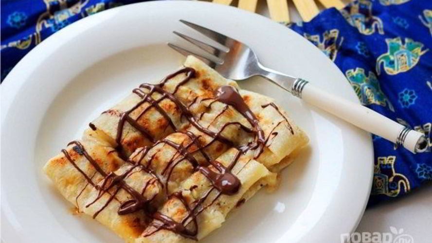 Рецепт тайские блинчики с бананами