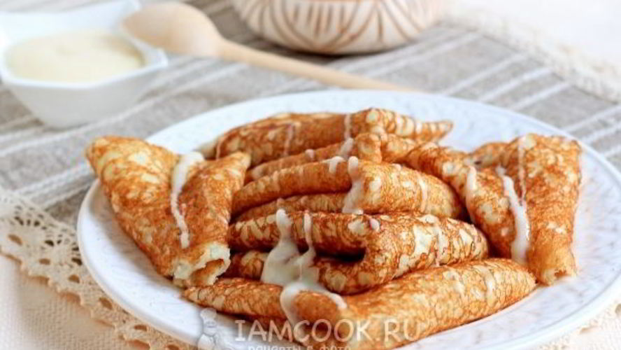 Рецепт толстые блины на простокваше